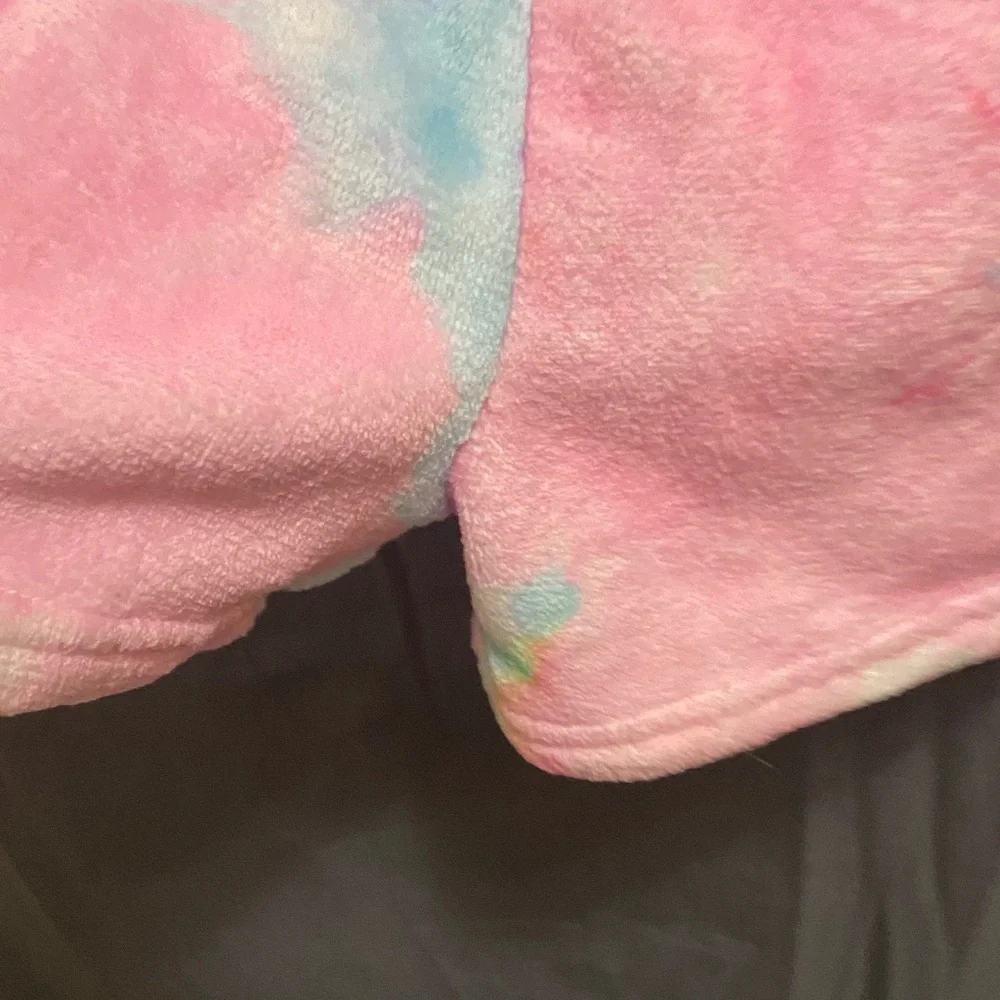 iscream Colorful Tie-Dye Hooded Romper girls large